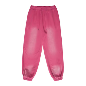 Pantalon de jogging décontracté pour homme, dernière mode, personnalisé, en coton French Terry délavé à l'acide, coupe large, avec cordon de serrage, léger et anti-boulochage - Product Image 6