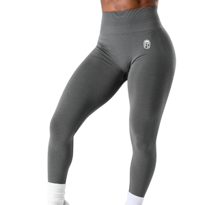 Leggings sans couture taille mi-haute pour femme, effet froncé, très extensibles, pour yoga, entraînement, gym, fitness, contrôle du ventre, tenue de sport et usage quotidien Pro - Product Image 2