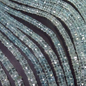 Cuentas de Topacio Azul Natural de Primera Calidad, 6mm, Facetadas, Transparentes, Hilo de 16 Pulgadas, Forma Heishi, Separadores de Neumáticos, Marca Gems Valley, DIY - Product Image 6