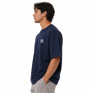 Camisetas Personalizadas de Algodón Oversize con Cuello Redondo para Hombre, Estilo Urbano, OEM Premium, Lisas, Corte Holgado, Y2K, Proveedor de Ropa al por Mayor en EE. UU. - Product Image 2