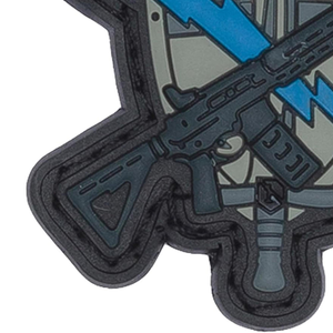 Patch en caoutchouc PVC imprimé sur mesure, matériau souple et flexible avec logo personnalisé, gaufrage 3D et construction durable pour équipe - Product Image 1