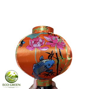 Foldable Hoi An Silk Lantern Handmade Bamboo Decor Light for Birthday Party and Outdoor Celebration Events - Product Image 4