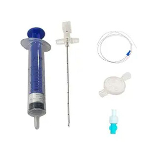 Kit Epidural Desechable de Empaque Mini Certificado ISO para Punción 15G 16G 18G, Venta Caliente, Anestesia Epidural 18G - Product Image 1
