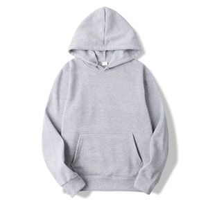 <b>Men's</b> <b>White</b> Hooded <b>Sweatshirt</b> Regular Fit Polyester/Cotton Fleece Casual Solid Color Pocket Eco-Friendly Breathable Winter Wear - Product Image 4