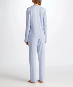 Women Ribbed Pajama <b>Set</b> Stretchable <b>Lounge</b> Wear Soft Nightwear Comfortable <b>Two</b> <b>Piece</b> Sleep Clothing for Home - Product Image 2