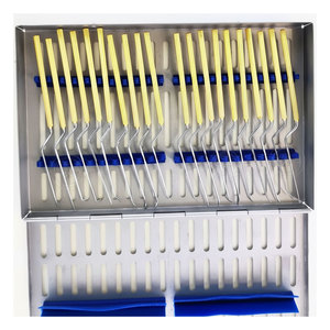 Juego de microdisectores tipo bayoneta con mango dorado premium, instrumentos quirúrgicos de precisión para disección, herramienta médica de acero inoxidable - Product Image 3