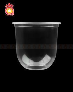 Quang Quan 95mm 12oz-20oz Clear PP Tazas de pared simple con tapas Materiales sostenibles ecológicos Fabricante de Vietnam - Product Image 6
