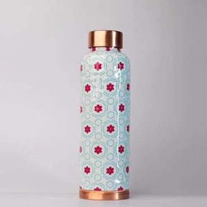 Botella de Cobre de Doble Pared con Impresión Artística y Acabado de Lujo para el Hogar, Oficina y Uso Deportivo, Compre Directamente del Proveedor - Product Image 3