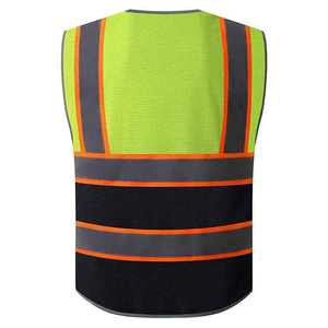 Chaleco de Seguridad Industrial de Alta Visibilidad, Chaleco Reflectante Personalizado con Cremallera y Múltiples Bolsillos, Ropa de Trabajo, Chaleco de Seguridad al por Mayor - Product Image 3