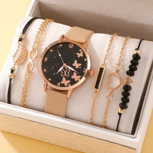 9831 Juego de 5 Relojes de Pulsera y Relojes de Moda para Mujer, Regalo para Mujer - Product Image 4