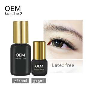 Colle à cils anti-allergie 5 ml pour extensions de cils, marque privée OEM, faible odeur, séchage rapide, adhésif pour yeux sensibles - Product Image 2