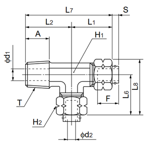 Nitta ซีลแบบเร็วสำหรับ ST1N1/4-ST - Product Image 1