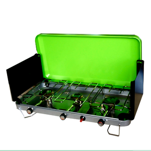 Le nouveau <span class=keywords><strong>barbecue</strong></span> pliable à 3 brûleurs sans cuisinière électrique à <span class=keywords><strong>gaz</strong></span> de camping en plein air portable en gros - Product Image 3