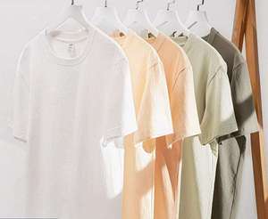 T-shirt classique pour homme, coupe régulière, de haute qualité, impression personnalisée, t-shirts vierges 100% coton pour un usage quotidien décontracté - Product Image 5