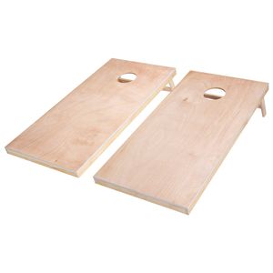 Set da Cornhole in Legno Massello Portatile 4x2 piedi, Tavole da Gioco per Interni/Esterni per Adulti, Gioco di Lancio Cornhole per Divertimento - Product Image 1
