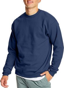 เสื้อสเวตเชิ้ตคอกลมผ้าฟลีซเนื้อนุ่มสบาย EcoSmart รุ่น Solid Washed สำหรับผู้ชาย ทำจากผ้าฝ้าย 100% เหมาะสำหรับไลฟ์สไตล์ที่ผ่อนคลาย - Product Image 2