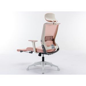 Sedia da Ufficio Ergonomica per Casa con Supporto Lombare, Poggiatesta, Braccioli Ribaltabili, Altezza Regolabile, Girevole e Basculante - Product Image 3