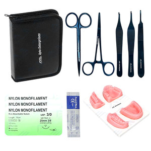 Suture Pad Dissection Training Dental Suture <b>Kit</b> Medic Instruments <b>Suturing</b> Dental Students Suture Practice <b>Kit</b> Silicone - Product Image 1