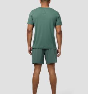 Ensemble de sport respirant pour homme à séchage rapide, t-shirt et short avec entrejambe de 7 pouces - Product Image 2