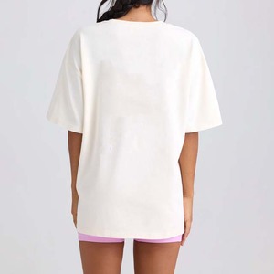 Nouveaux T-shirts Oversize Femme à Prix Abordable - Personnalisables, Haut de Gamme, 100% Coton, Tops d'Été Amples et Respirants, Coupe Longue Mi-longue - Product Image 3