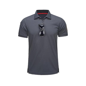 Camiseta Polo Personalizada con Logotipo de su Propia Marca, Cuello Alto, Manga Corta, Poliéster de Secado Rápido, Camisetas Polo para Hombre - Product Image 3