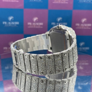 Elegante Reloj Automático con Números Romanos Estilo Suizo, Reloj de Lujo con Moissanita, Diseño Clásico y Brillo Atemporal - Product Image 2