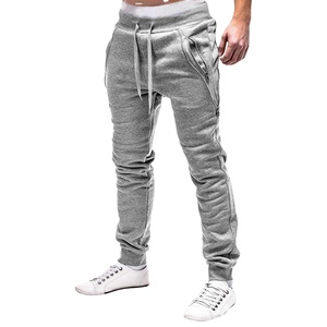 Sports Men's Lightweight Running <b>Trousers</b> with Custom Logo <b>Breathable</b> Polyester/Cotton for Outdoor Activities - Product Image 1