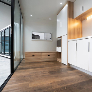 Cabine en acier personnalisée de 40 pieds, cabine Airbnb à 2 chambres avec salle de bain et cuisine, maison préfabriquée portable pour <span class=keywords><strong>location</strong></span> touristique - Product Image 1