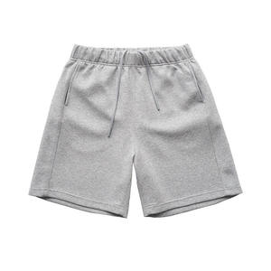 Shorts Bermuda en coton noir uni pour homme, taille à cordon, décontractés, respirants, shorts de sport - Product Image 5