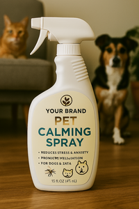 Nuevo Aromasong Int. de Marca Privada PC02 Spray Calmante Ecológico de 4oz Hecho en EE. UU. para Todos los Animales, con Logotipo Personalizado, Eficaz - Product Image 2