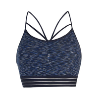 Soutien-gorge de sport élastique grande taille pour femme 2026, respirant, en Spandex/Nylon, bretelles croisées sur le devant, écologique, pour yoga et course à pied, personnalisable OEM