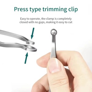 Pinzas para Cejas de Acero Inoxidable Antiestáticas BAFA SURGICAL INSTRUMENTS, Punta Recta y Puntiaguda, Herramienta de Precisión Moderna y Duradera - Product Image 3