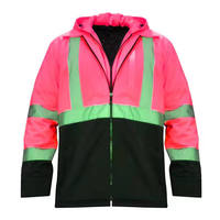 Veste de sécurité hivernale unisexe haute visibilité, imperméable, avec logo personnalisé, LED clignotante et réfléchissante, certifiée ANSI, pour travaux routiers - Meilleure vente