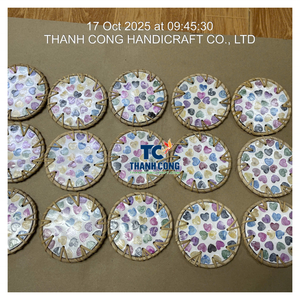 Posavasos de Nácar, Decoración de Mesa Artesanal, Posavasos de Nácar de Vietnam, Exportador Confiable - Product Image 1