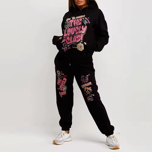 Conjunto Deportivo para Mujer, Ropa Urbana, Nuevo Conjunto Deportivo para Adultos, Personalizado, Informal, 100% Algodón - Product Image 3