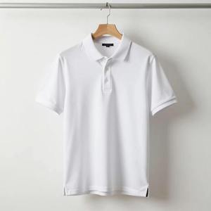 เสื้อโปโลชายคุณภาพสูง เสื้อยืดโปโลชาย ผ้าฝ้าย ลายเรียบ แขนสั้น สีพื้น ดีไซน์ถัก ทรงปกติ - Product Image 5