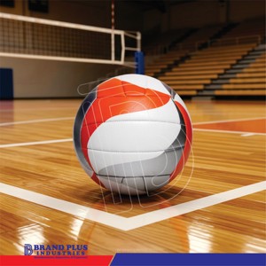 ลูกวอลเลย์บอลชายหาด Brand Plus Official Match ผิว PU นุ่ม น้ำหนักเบา โลโก้สั่งทำได้ ใช้ได้ทั้งในร่มและกลางแจ้ง วาล์วบิวทิล - Product Image 6