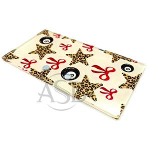 Paleta de Extensión de Pestañas Acrílicas con Diseño de Lazo, Estrella y Leopardo, Impresión de Logotipo Personalizado con Imanes, Novedad 2026 - Product Image 4