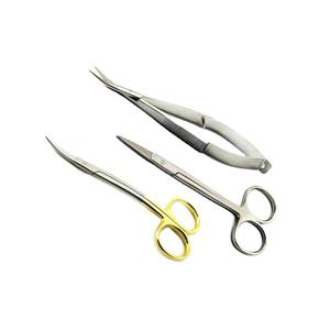 Ciseaux chirurgicaux dentaires en acier de haute qualité, ciseaux à iris pour opérations hospitalières et premiers secours, certifiés CE par Grip Surgical - Product Image 1