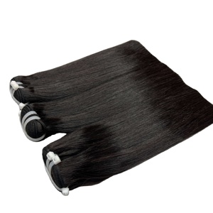 Extensiones de cabello lacio vietnamita, Cabello 100% virgen, sedoso y suave, para hacer pelucas - Product Image 1