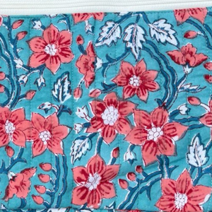 Housse pour ordinateur portable matelassée légère en coton pur avec fermeture éclair, design artisanal de Jaipur, durable, lavable en machine, personnalisable - Product Image 2