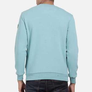Wholesale Good Looking High Attire <b>Vintage</b> Men Winter Casual Fleece Breathable <b>Sweatshirt</b> Basic 100% Cotton Custom Logo - Product Image 3