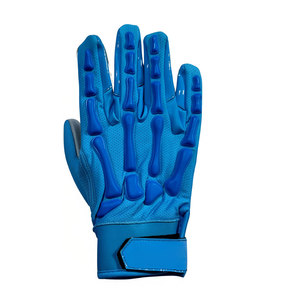 Gants de football américain respirants de qualité supérieure avec logo personnalisé et couleur personnalisée, paume adhérente haute performance, unisexe, entraînement performant - Product Image 5