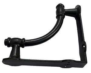 Nazarite Decorative Cast Iron Shelf Brackets Matte Black Heavy Duty - Product Image 6