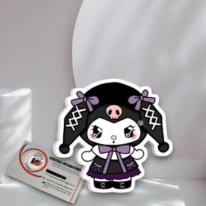 Outils d'extension de cils en acrylique personnalisés, magnétiques, noirs, avec motifs Kuromi Kitty, en forme de tuiles, rectangulaires, ovales, en forme de cœur, carrés, en forme de fleur et en forme de cercle, pour artistes - Product Image 1