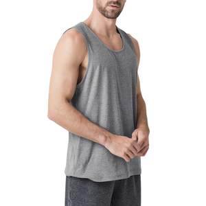 Camiseta de Yoga sin Mangas Personalizada al por Mayor para Hombre, Color Personalizado, Corte Ajustado, Secado Rápido, Transpirable, Camiseta de Verano OEM ODM - Product Image 3