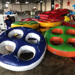 Disco Volador Inflable de PVC, Disco Gigante para Atrapar de 2.5m de Diámetro, Juego de Team Building al Aire Libre, Equipo de Entrenamiento para Lanzamiento en Eventos Comerciales - Product Image 2