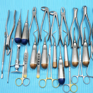 ชุดเครื่องมือผ่าตัดช่องปากแบบพรีเมียมจากเยอรมนี รุ่นใหม่ ประกอบด้วยคีมถอนฟัน, คีมยก, และเครื่องมือถ่างเหงือก ชุดอุปกรณ์สำหรับการปลูกถ่ายฟัน - Product Image 6