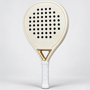 Conception adaptée pour la pratique quotidienne, les jeux sur terrain et les sports de loisirs, raquette de padel légère avec noyau en mousse EVA, prise en main confortable - Product Image 3