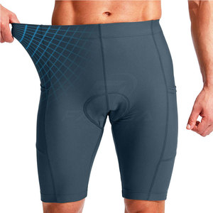 Shorts de cyclisme haut de gamme pour hommes, rembourrés, respirants, en tissu extensible, pour le cyclisme sur route, le VTT et les vêtements de sport - Product Image 2